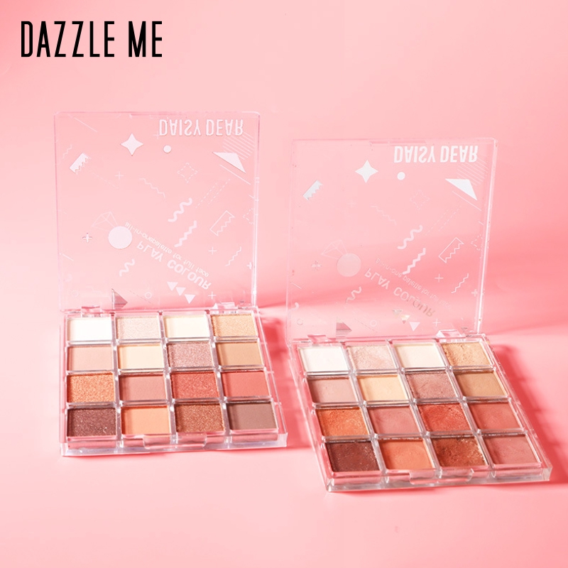 Bảng Phấn Mắt Dazzle Me 16 Màu Lì Và Nhũ Lấp Lánh Lâu Trôi Chống Thấm Nước Thời Trang 24g | BigBuy360 - bigbuy360.vn