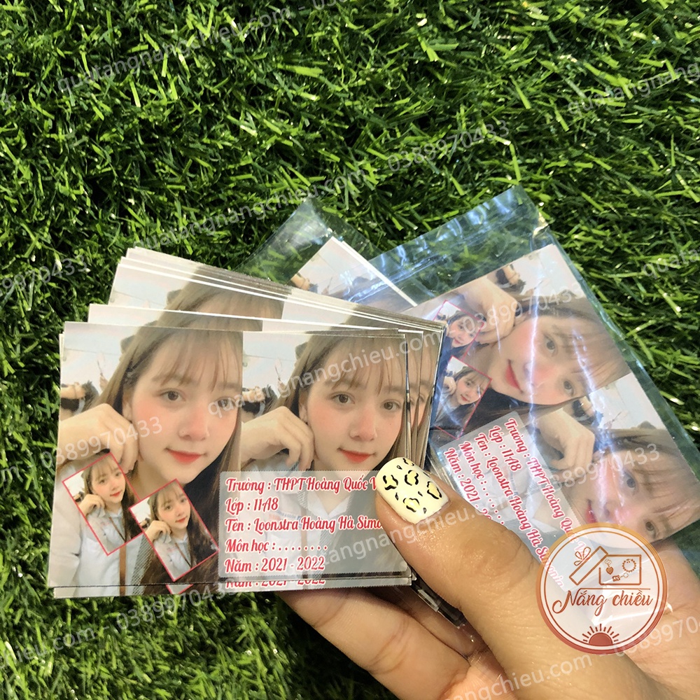 Set nhãn dán in hình và in thông tin bé theo yêu cầu - Đồ dùng học tập cho con tới trường