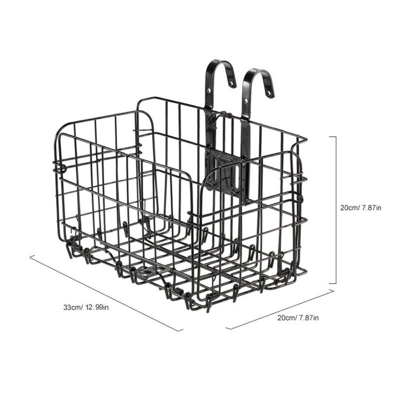Giỏ xe đạp gấp gọn lắp được các loại xe đạp tiện dụng đa năng