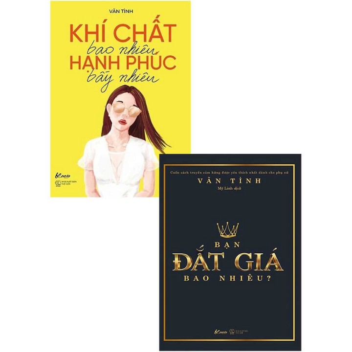 Sách - Combo Bạn Đắt Giá Bao Nhiêu + Khí Chất Bao Nhiêu Hạnh Phúc Bấy Nhiêu (Bộ 2 Cuốn)