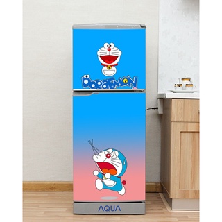 Decal dán Tủ Lạnh Doremon  chất liệu cao cấp