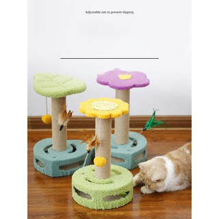 Cattree cho mèo Trụ cào móng. Nhà cây leo trèo hoa lá cành cute. Đa Năng - Tiện Nghi - To Bền, Chắc Chắn