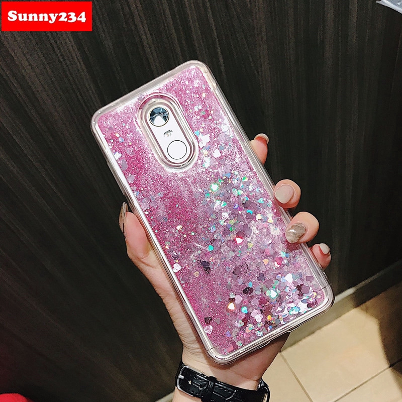 Ốp điện thoại mềm họa tiết cát lún dẻo lấp lánh xinh xắn cho Redmi 8 8A Note 5 6 7 8 Pro 4X 8T K30