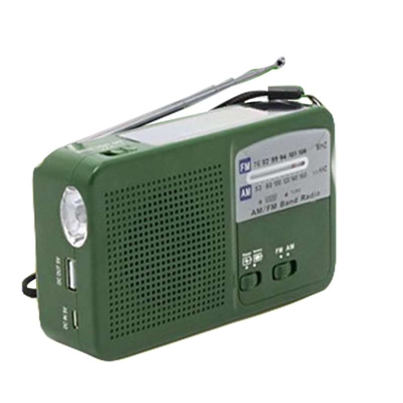 Radio AM / FM Sử Dụng Năng Lượng Mặt Trời Có Đèn Pin Tiện Dụng