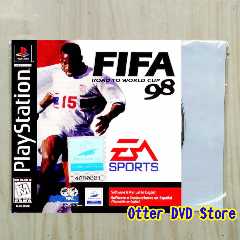 Đĩa Cd Cassette - Fifa 1998 - Road To World Cup 98 Ps1 Ps 1 Fifa 98