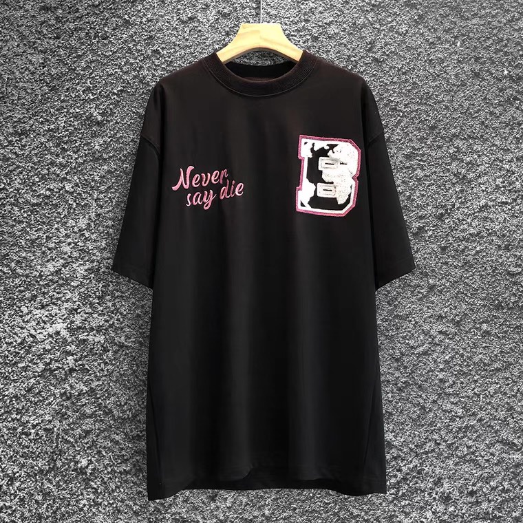 Áo Thun Never Say Die Họa Tiết Thêu Lá Bài Blackgts Tee
