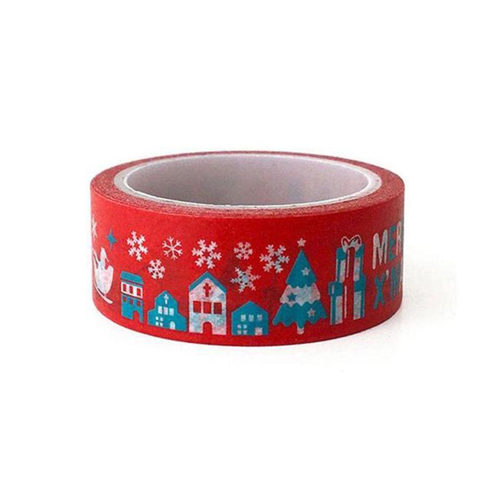 Cuộn Băng Keo Họa Tiết Giáng Sinh Trang Trí Sổ Tay DIY