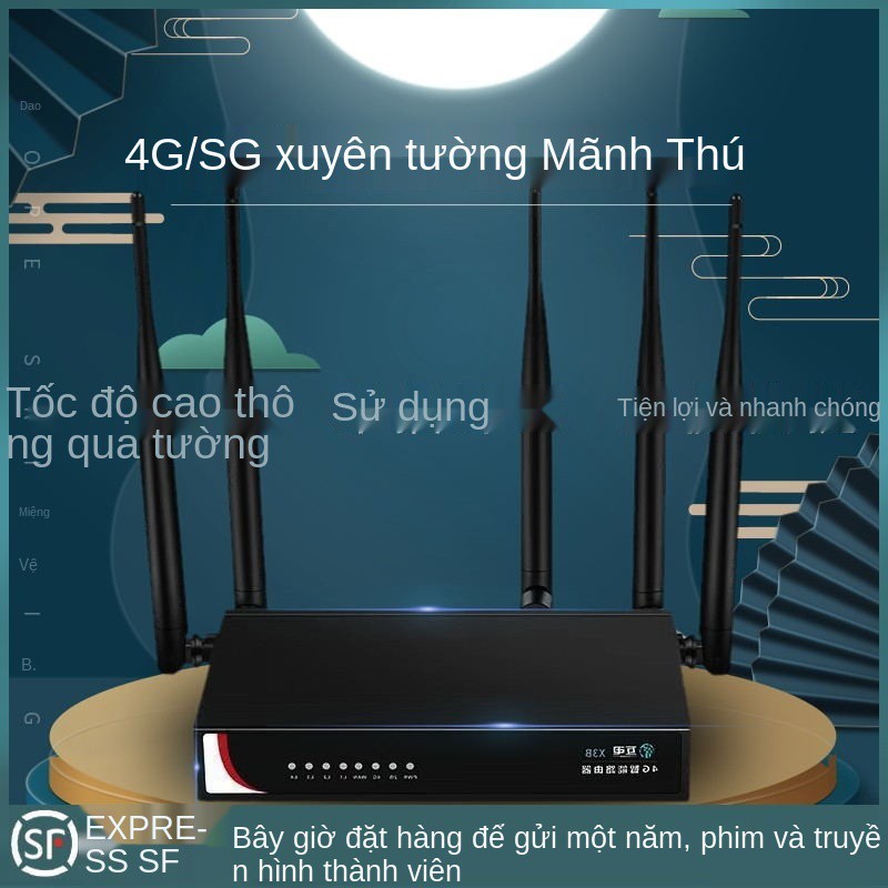 Nguồn điện tương hỗ, cáp mạng không dây, bộ định tuyến Gigabit băng thông rộng dây tần kép minh, WiFi gia đình, thẻ