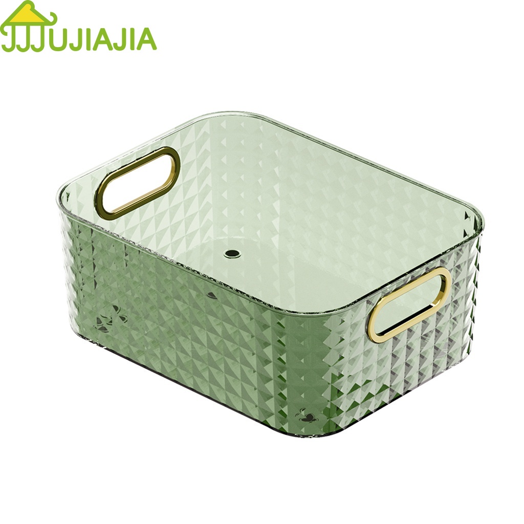 Hộp đựng mỹ phẩm JUJIAJIA bằng acrylic chống trượt kiểu dáng sang trọng để trên bàn