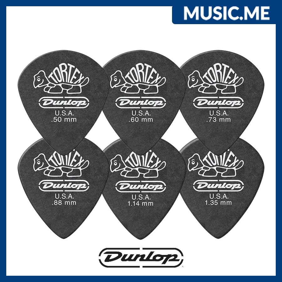 Jim Dunlop TORTEX PITCH BLACK JAZZ III Guitar Pick / 1