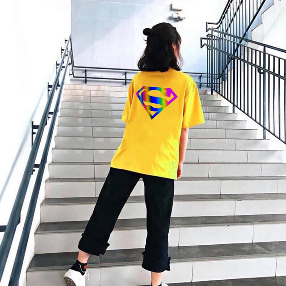Áo Thun Phản Quang Nam,Nữ Superman