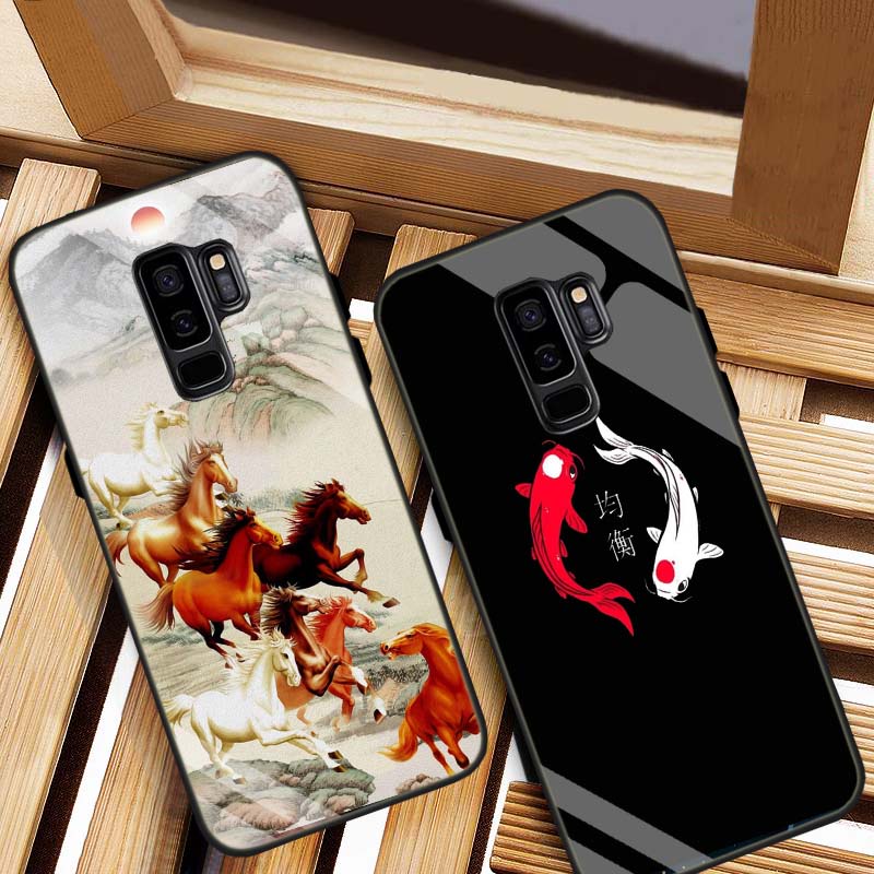 ỐP SAMSUNG S9/ S9+ Mặt kính cường lực Cao Cấp, Sang Trọng thiết kế Độc Quyền