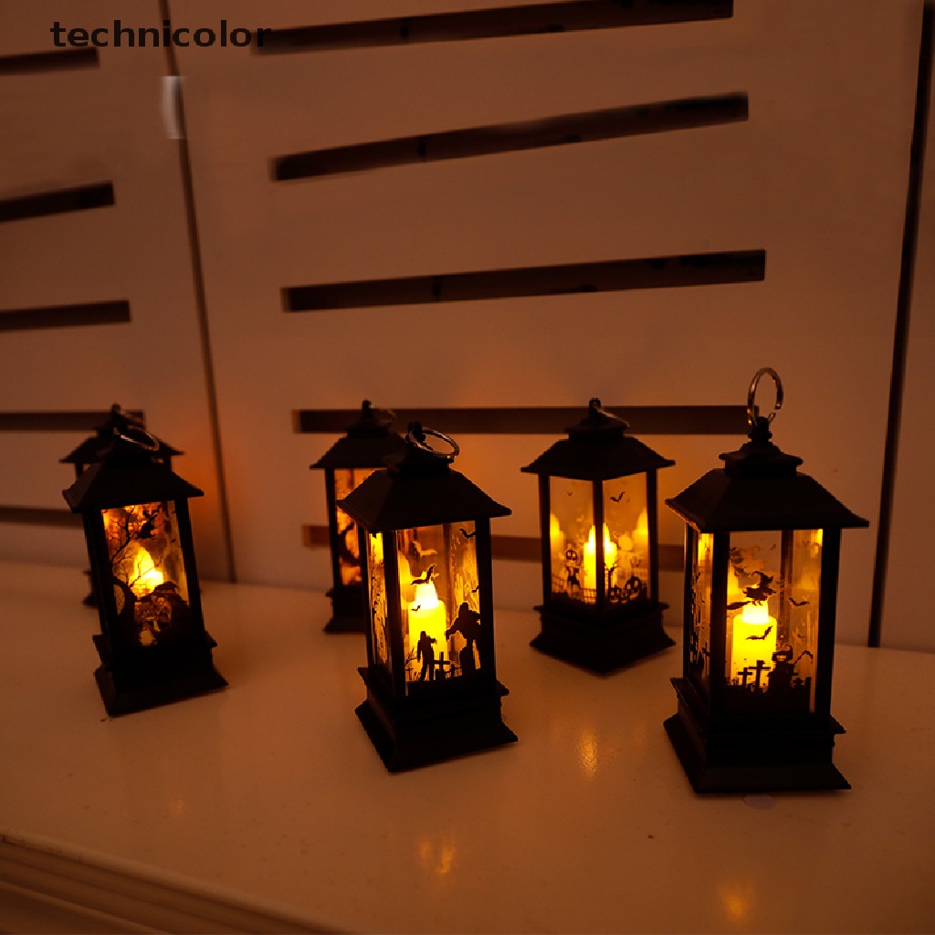 Dây Đèn LED Hình Bí Ngô Phong Cách Cổ Điển Dùng Để Trang Trí Tiệc Halloween Tiện Dụng
