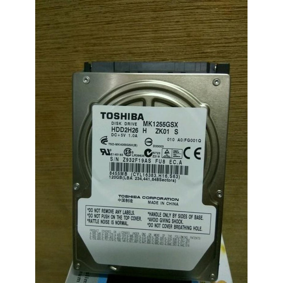 Ổ Cứng Bên Trong 2.5 "120Gb / Hdd (Sata)