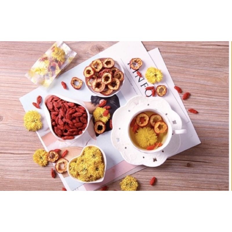 (sản phẩm bán chạy ) TRÀ HOA CÚC - SƠN TRA - KỲ TỬ_ 1 gói dùng thử