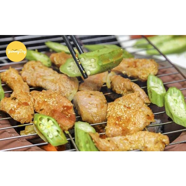 Vú heo ướp sẵn loại ngon hộp 0,5kg - Thực phẩm sạch cấp đông