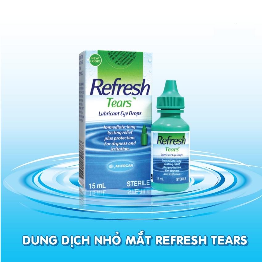 Dung dịch nhỏ mắt Refresh Tears (Lọ 15ml)-Date dài