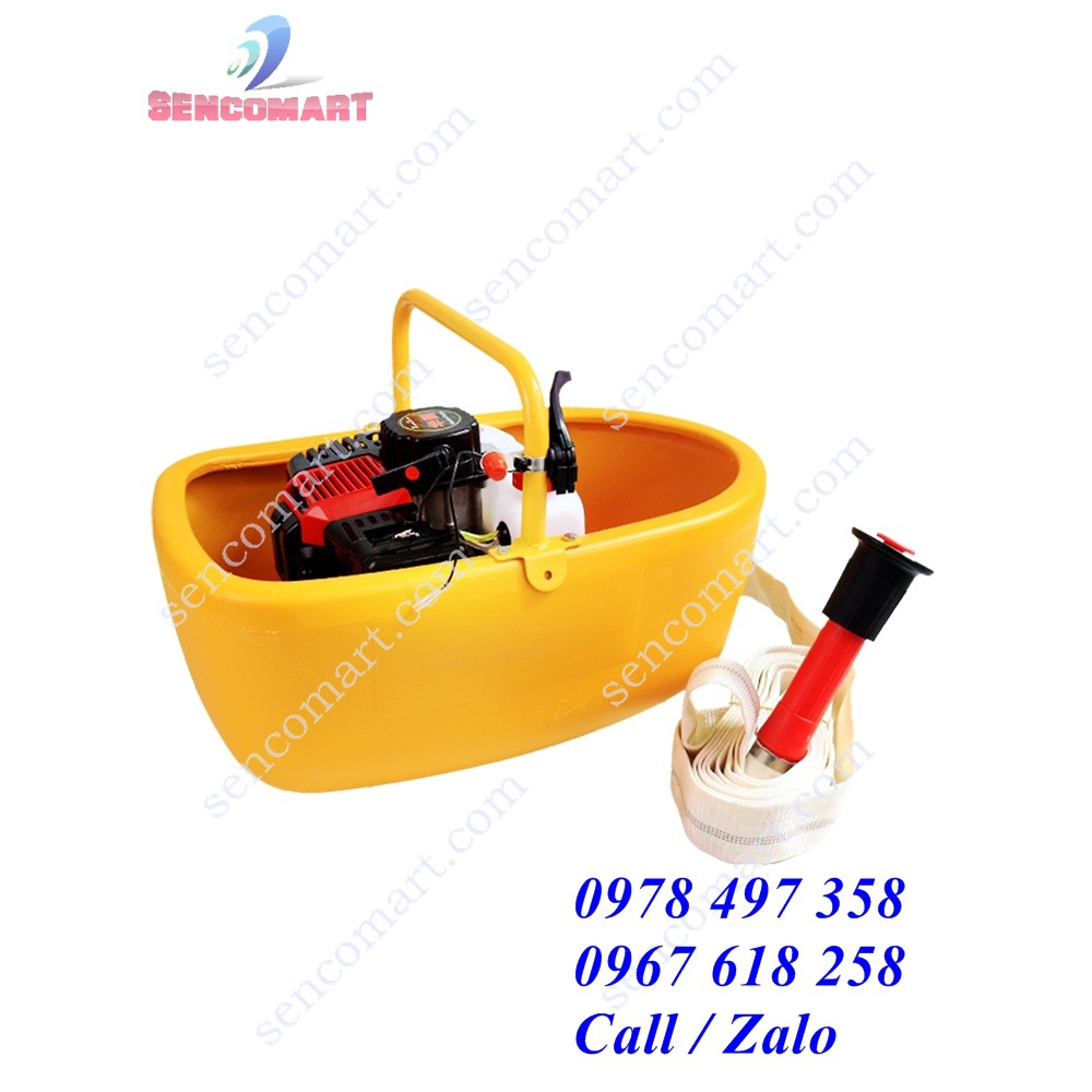 Máy bơm thuyền thả nổi chạy xăng 2 thì nhập khẩu nguyên chiếc