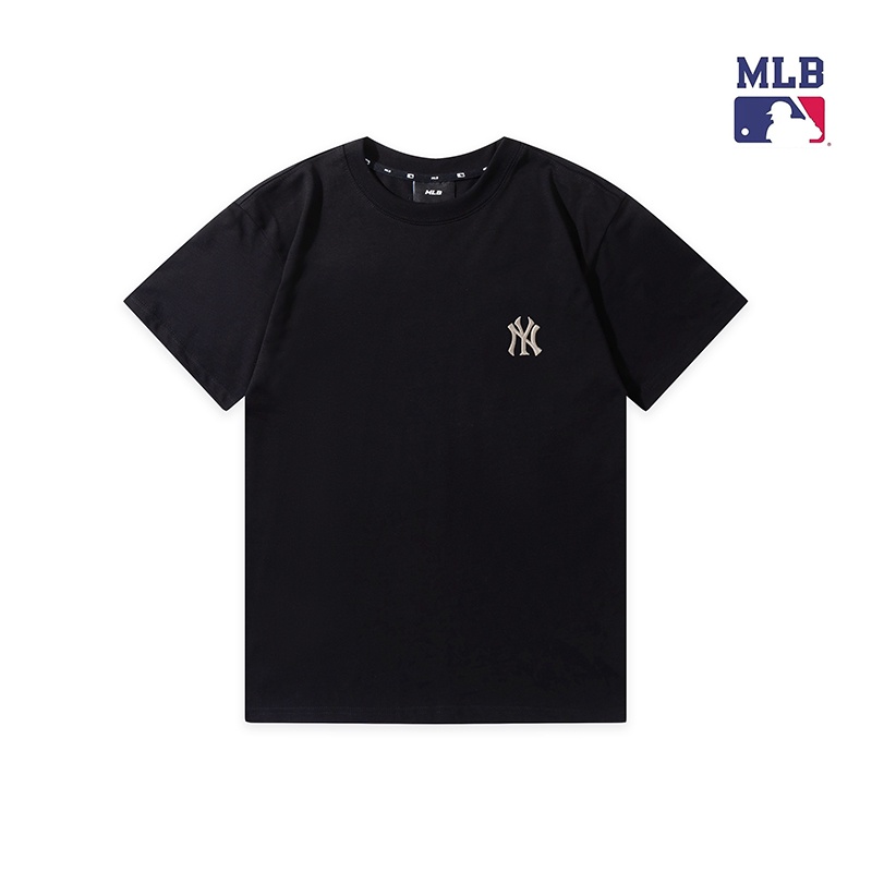 Mlb Áo Thun cotton Ngắn Tay In Họa Tiết Thời Trang Cho Nam Và Nữ