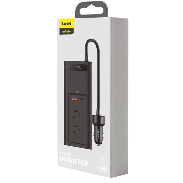 Bộ sạc nối dài trên xe hơi Baseus CRNBQ-02 150W