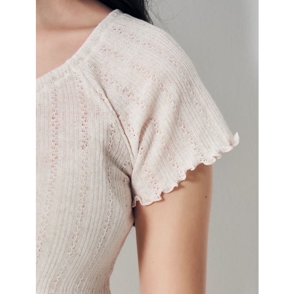 Áo croptop rút eo phong cách thời trang Hàn Quốc