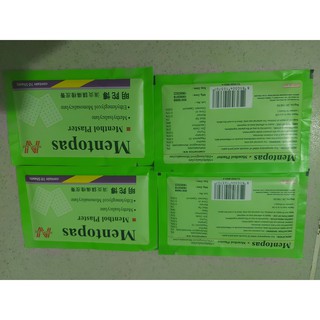 Miếng dán Mentopas