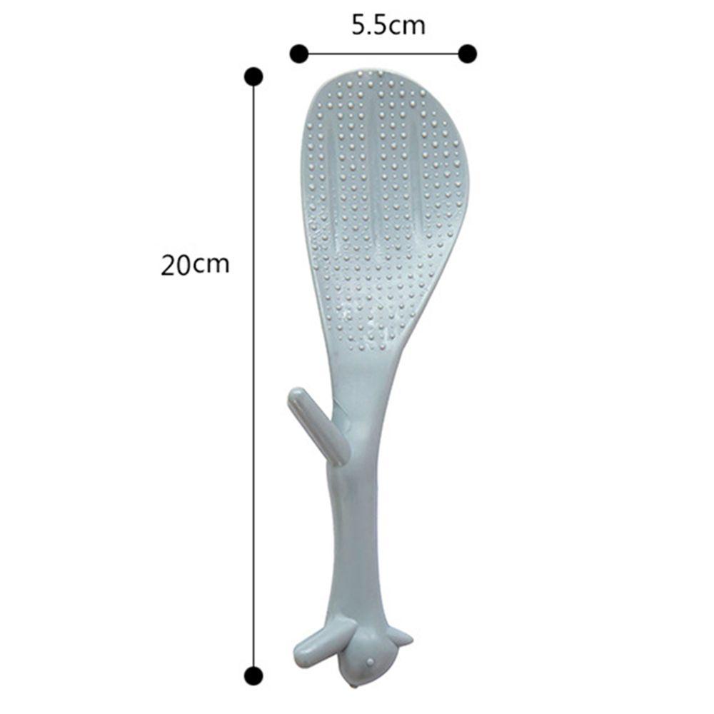 Muỗng Múc Canh Bằng Nhựa Không Dính Hình Con Sóc Có Thể Tái Sử Dụng