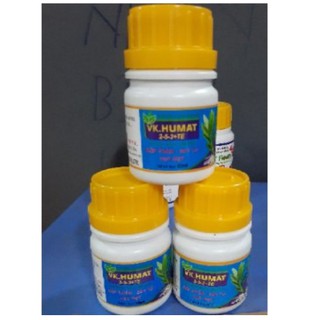 Phân bón lá VK. HUMAT 2-5-3 + TE chai 50ml giúp cây trồng Mập thân, dày lá, Vọt đọt. Chống nứt thân, vàng lá.
