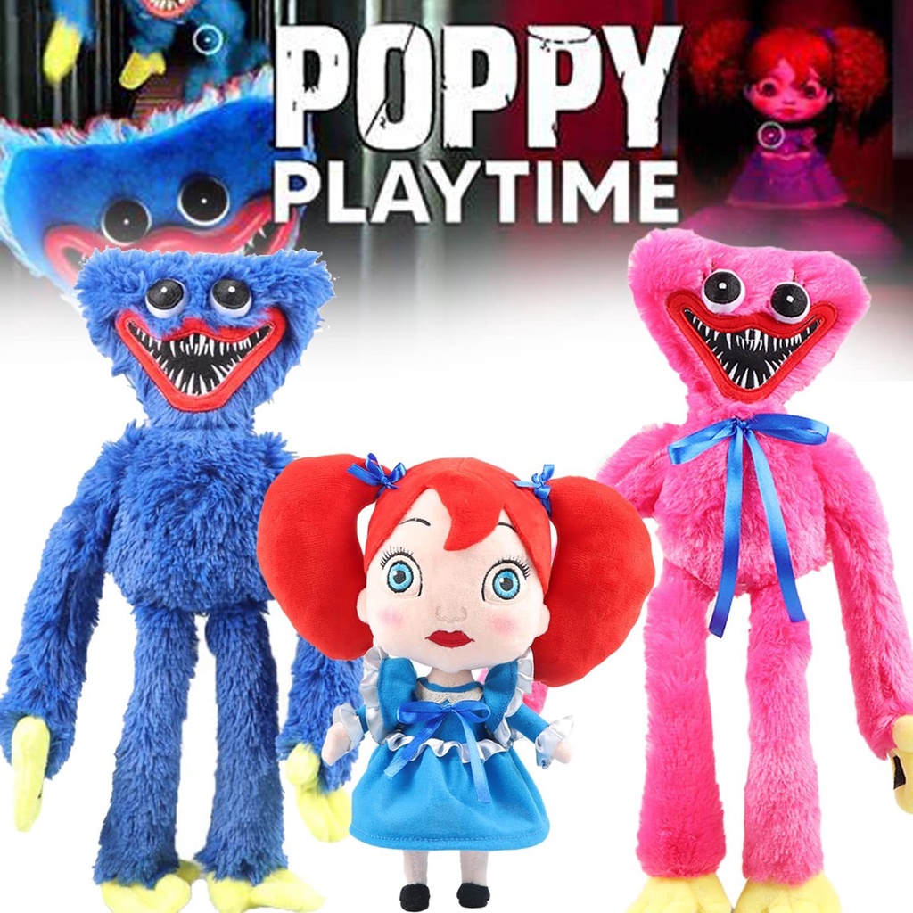 🤡Poppy Playtime🤡 40 cm Huggy Wuggy Plush Toy Đồ chơi sang trọng Cây thuốc phiện Playtime Đồ chơi đáng sợ Món quà Giáng sinh Đồ chơi trò chơi nhân vật búp bê