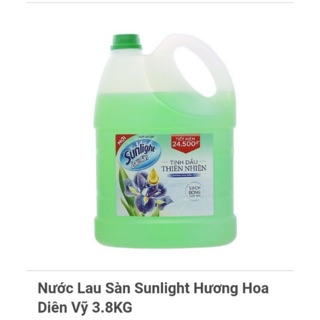 Nước Lau Sàn Sunlight Hoa Diên Vỹ 3.6kg