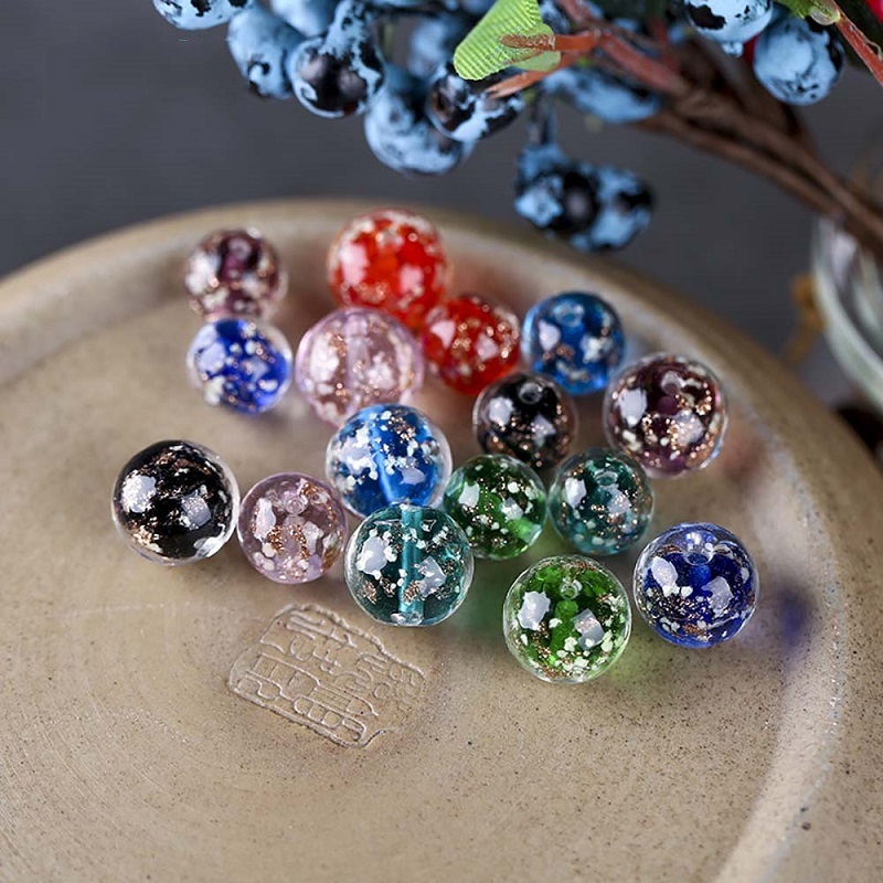Set 5 Hạt Đá Tự Nhiên Làm Đồ Trang Sức Thủ Công