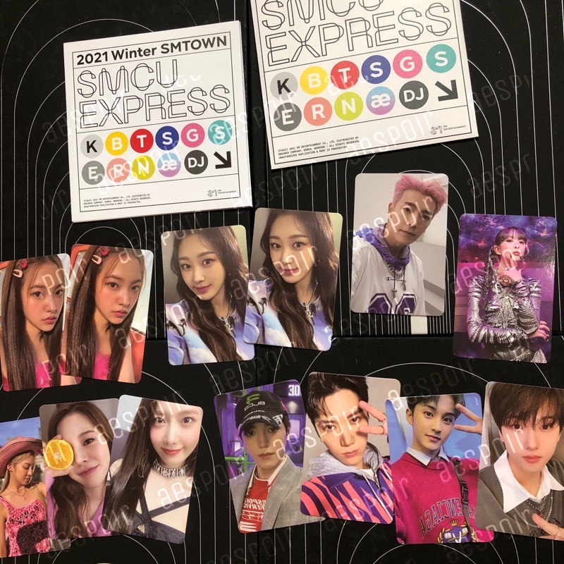 Ảnh card album smcu express ver sm hàng chính hãng