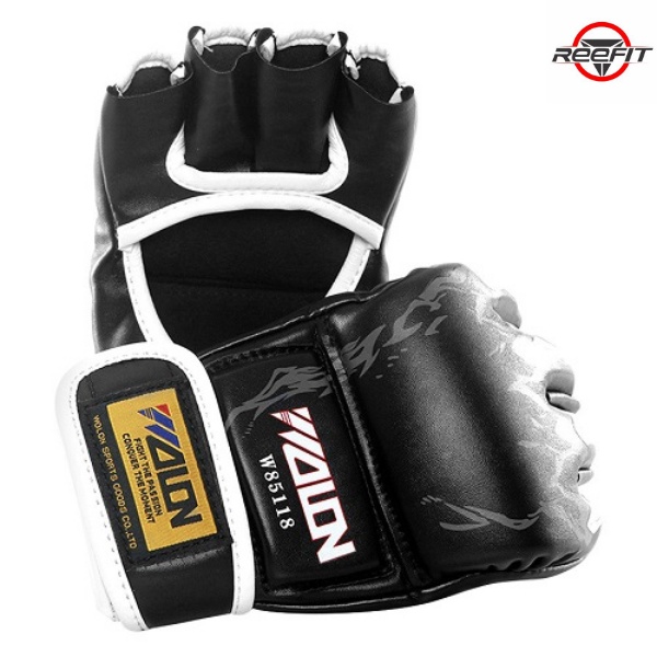 [Reefit Sport] Găng tay đấm boxing hở ngón MMA Wolon