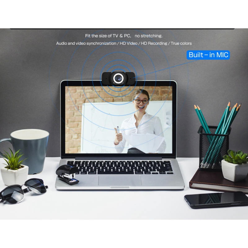 Webcam Full HD 1080P tích hợp micro cho máy tính | BigBuy360 - bigbuy360.vn