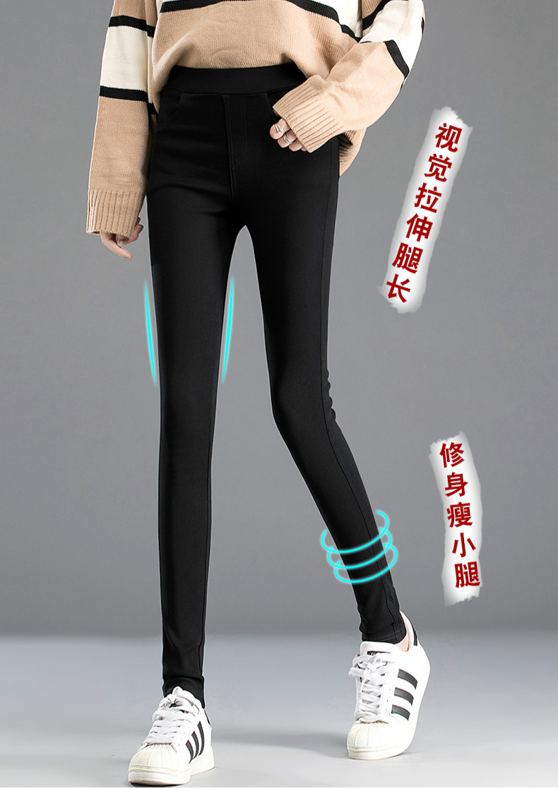 Quần Legging Màu Đen Thiết Kế Đơn Giản Thời Trang Dành Cho Nữ