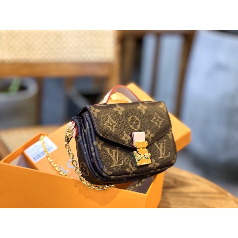 Túi LV W266-13 Monogram monceau mini - Bản đẹp form xinh- Full box vip hoá đơn
