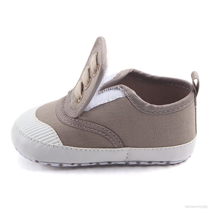 Giày tập đi bằng canvas mềm mại đáng yêu cho bé