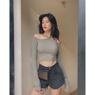 Mie Croptop▪Áo yếm tay dài 𝐁𝐞𝐬𝐭 𝐒𝐞𝐥𝐥𝐞𝐫