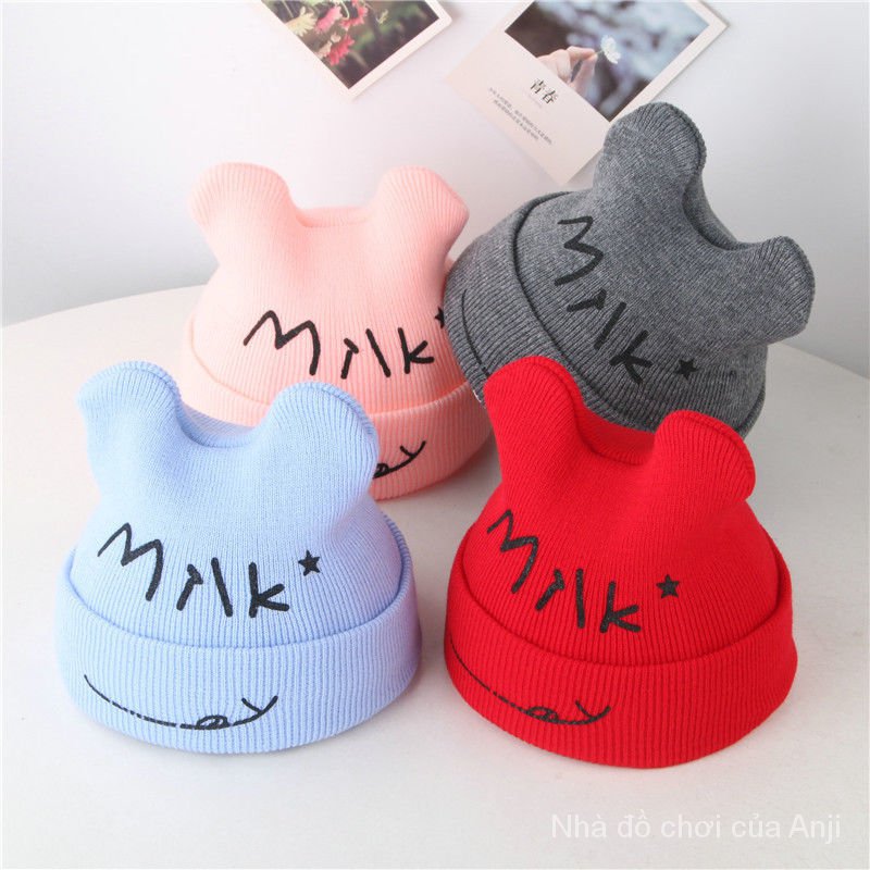 Baby Hat Baby Hat Warm Wool Knit Cap Boy And Girl Sleeping Hat