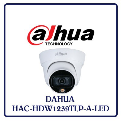 Camera HDCVI 2MP Full Color DAHUA HAC-HDW1239TLP-A-LED - Tích hợp míc - Hàng chính hãng