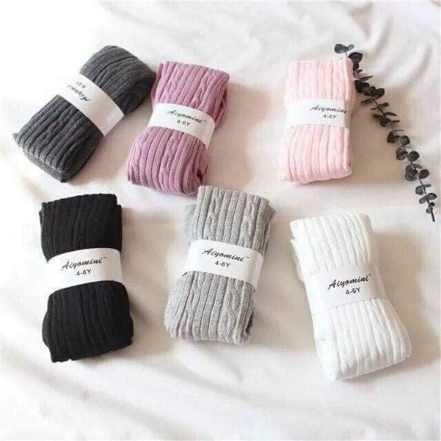 Quần tất len, quần legging len siêu co giãn  có bàn và không bàn cho bé (Loại đẹp)
