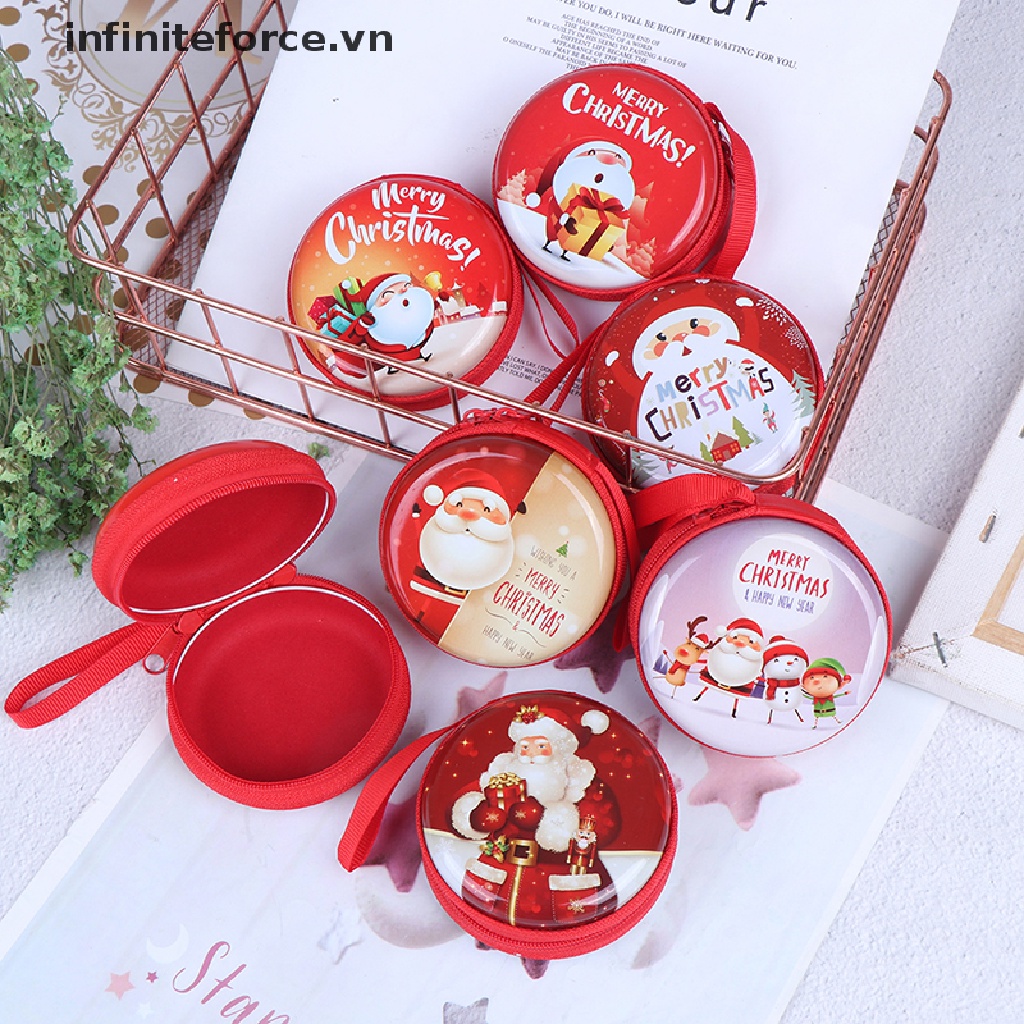 Hộp đựng kẹo phong cách Giáng sinh