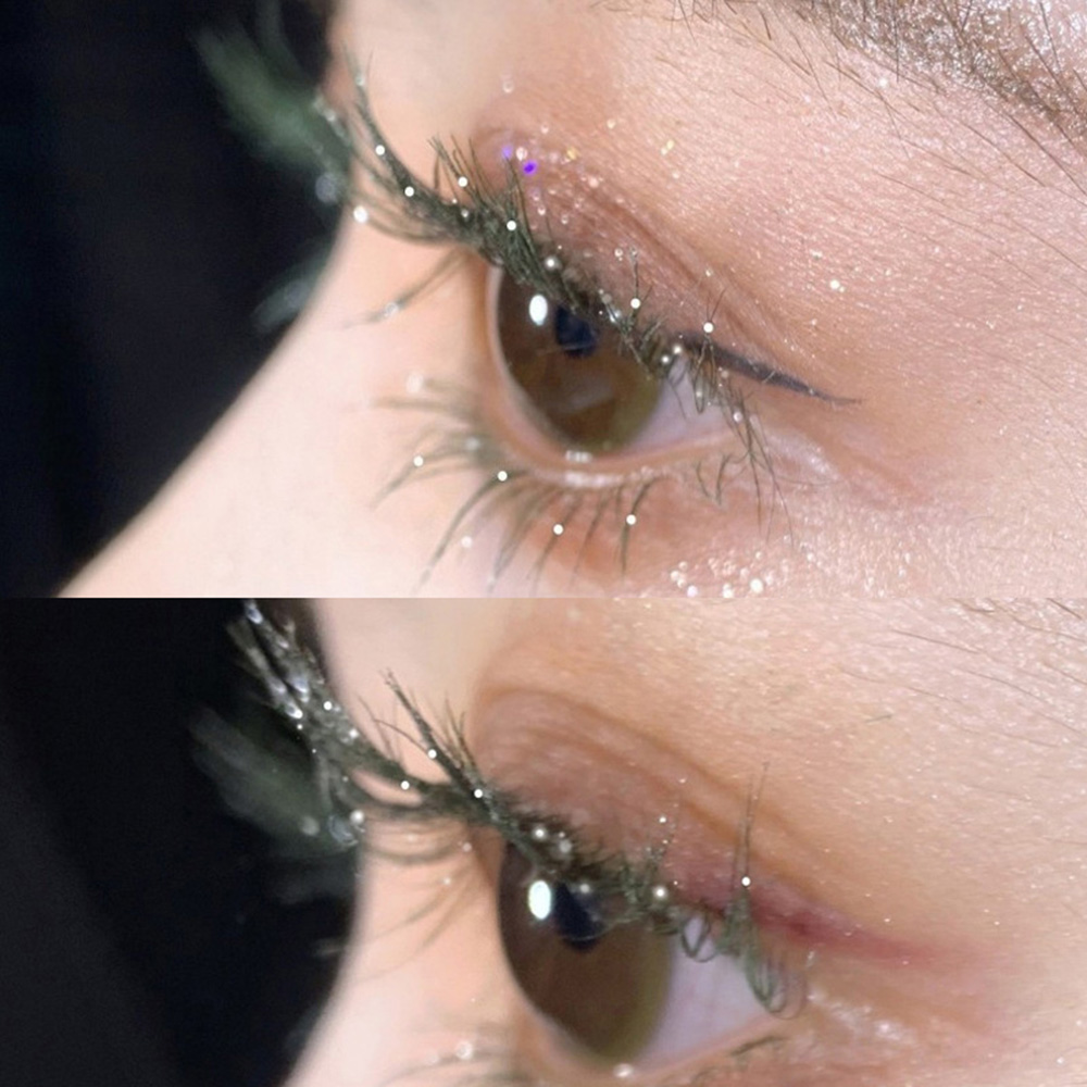 (Hàng Mới Về) Mascara Trang Điểm 3 Màu Kim Cương Lấp Lánh Nhanh Khô Chống Thấm Nước