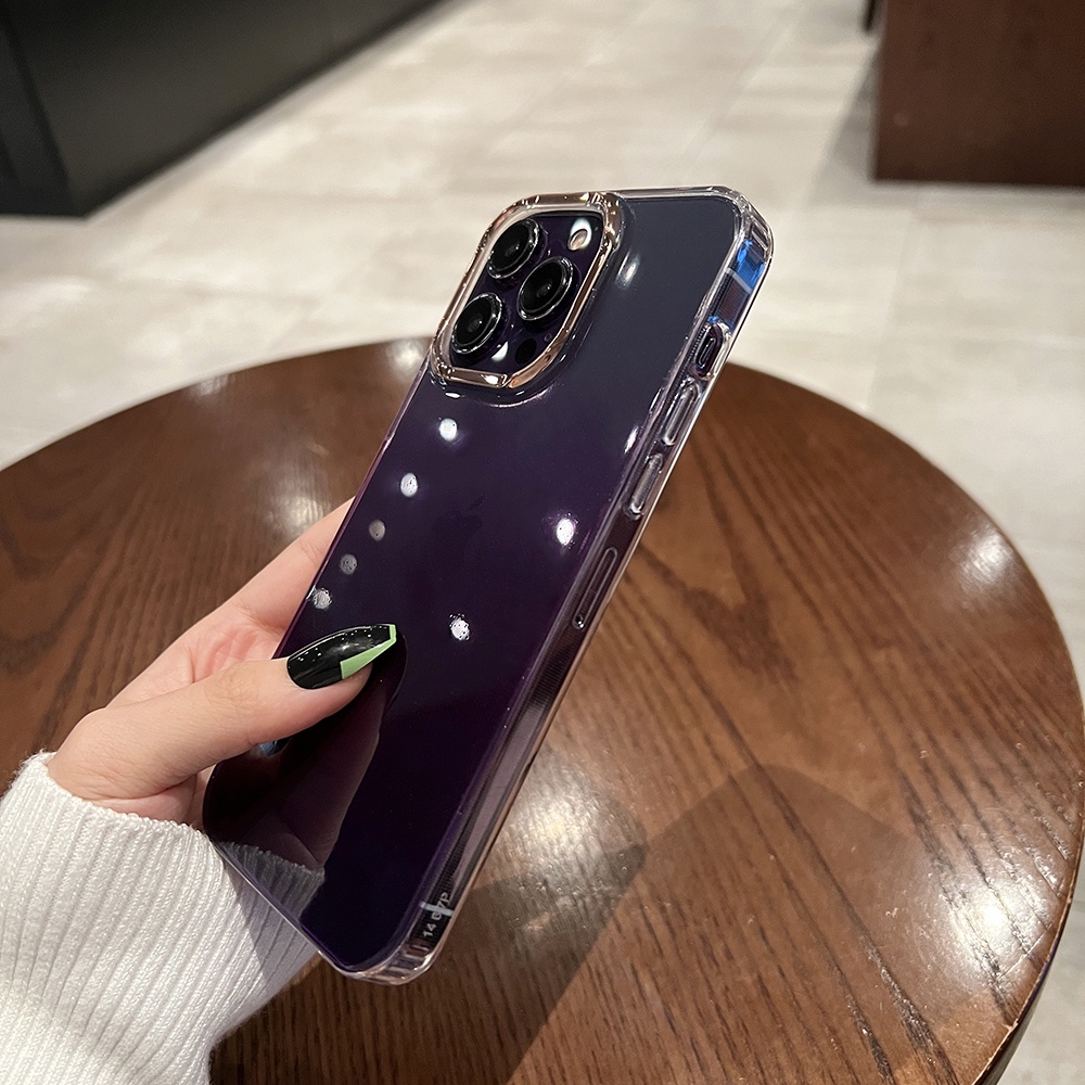 Ốp Điện Thoại iPhone 14 13 12 11 Pro max 14 plus PC case ốp lưng điện thoại iphone 14 promax Màu Gradient Lấp Lánh Sang Trọng Chống Sốc Cho iP 14 Plus 13 12 11 Pro max