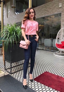 Quần Jean Cạp Cao Siêu Co Giãn
