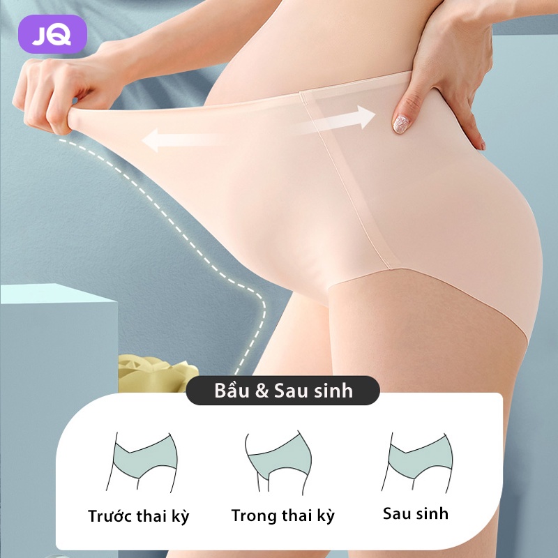 Quần lót bầu kháng khuẩn JOYNCLEON cạp cao hỗ trợ nâng bụng