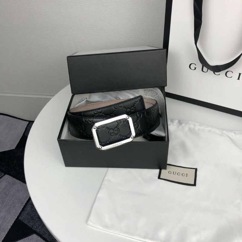 Thắt lưng Gucci GG GC da thật logo