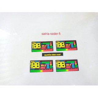 miếng dán đồng hồ led raider fi satria