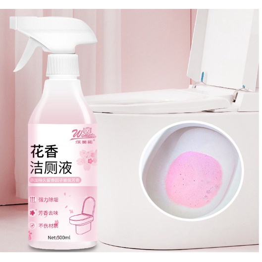 Chai Xịt Tẩy Rửa Bồn Cầu, Nhà Vệ Sinh Đa Năng Siêu Sạch Hương Nước Hoa Anh Đào Funita, Khử Khuẩn, Không Độc Hại, 500ml