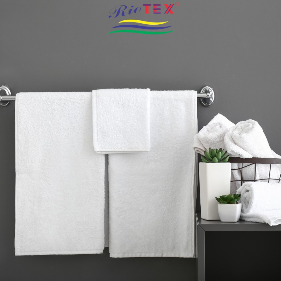 Khăn Tắm Khăn Mặt Khách Sạn RIOTEX - Kích Thước 34x34/ 40x80/ 60x120 cm